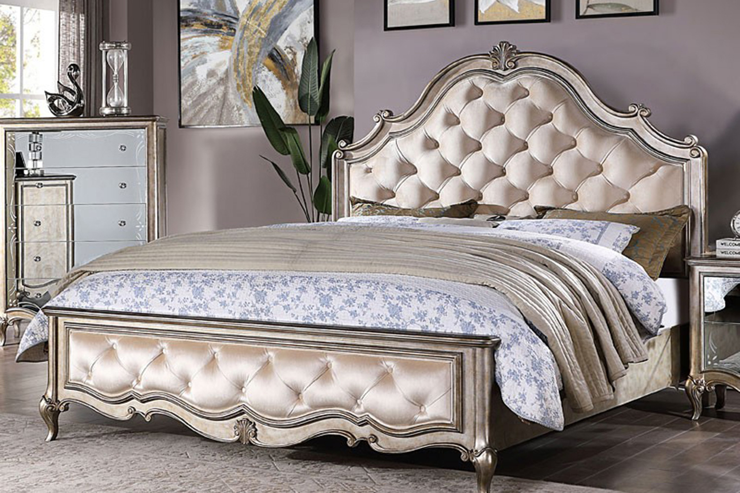 ACME Esteban Panel Bed - King Size