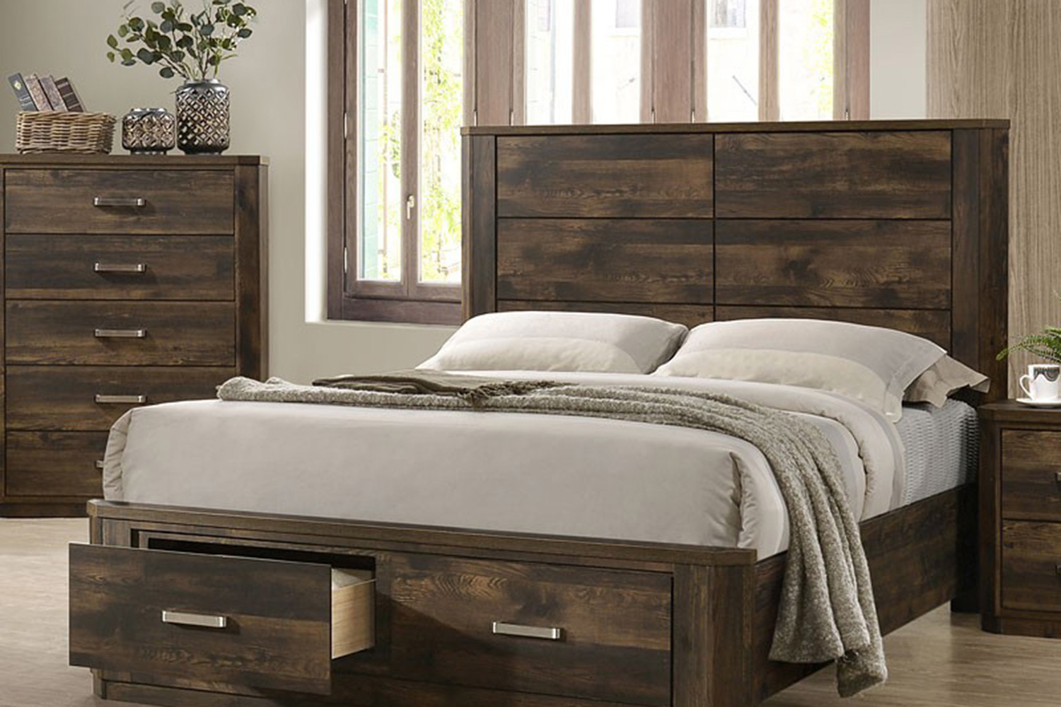 ACME Elettra Storage Bed - Queen Size
