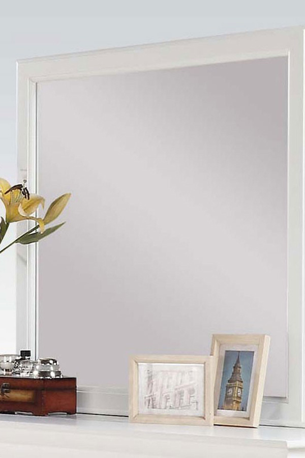 ACME Louis Philippe III Mirror - White