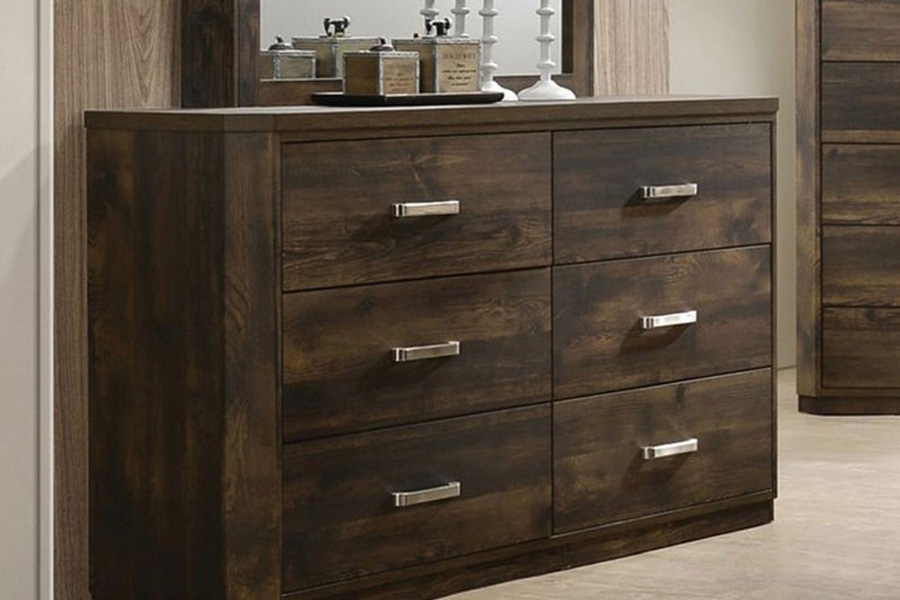 ACME - Elettra Dresser in Rustic Walnut