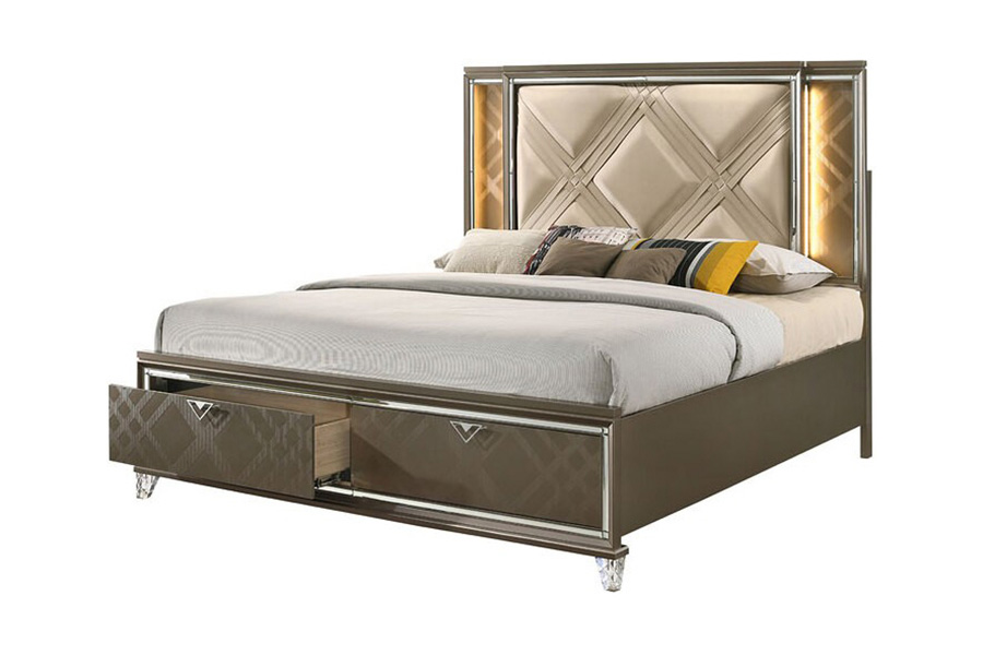 ACME Skylar Storage Bed - King Size