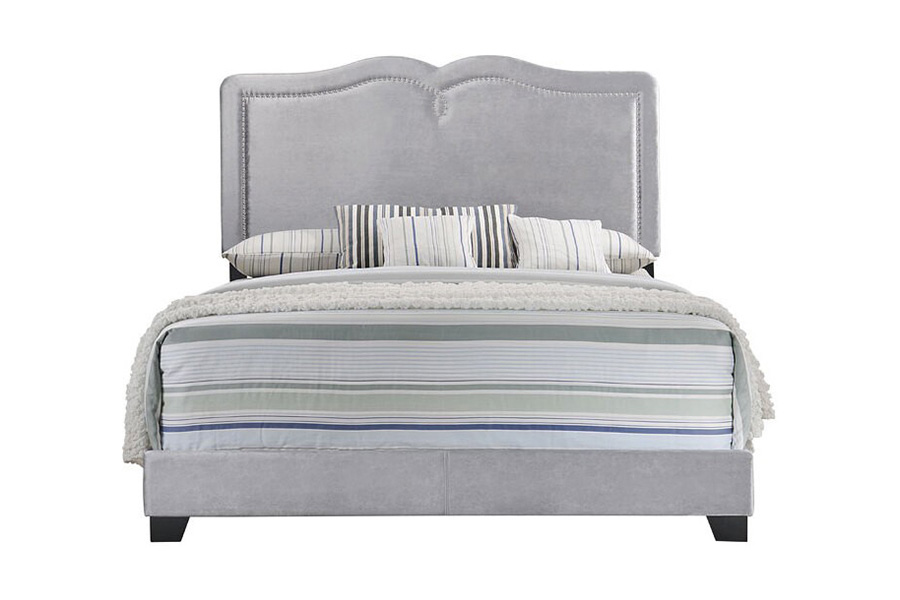 ACME - Reuben Queen Bed in Gray