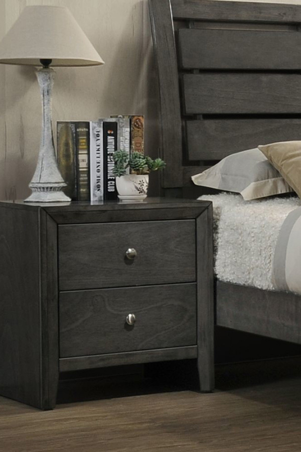 ACME Ilana Nightstand - Gray