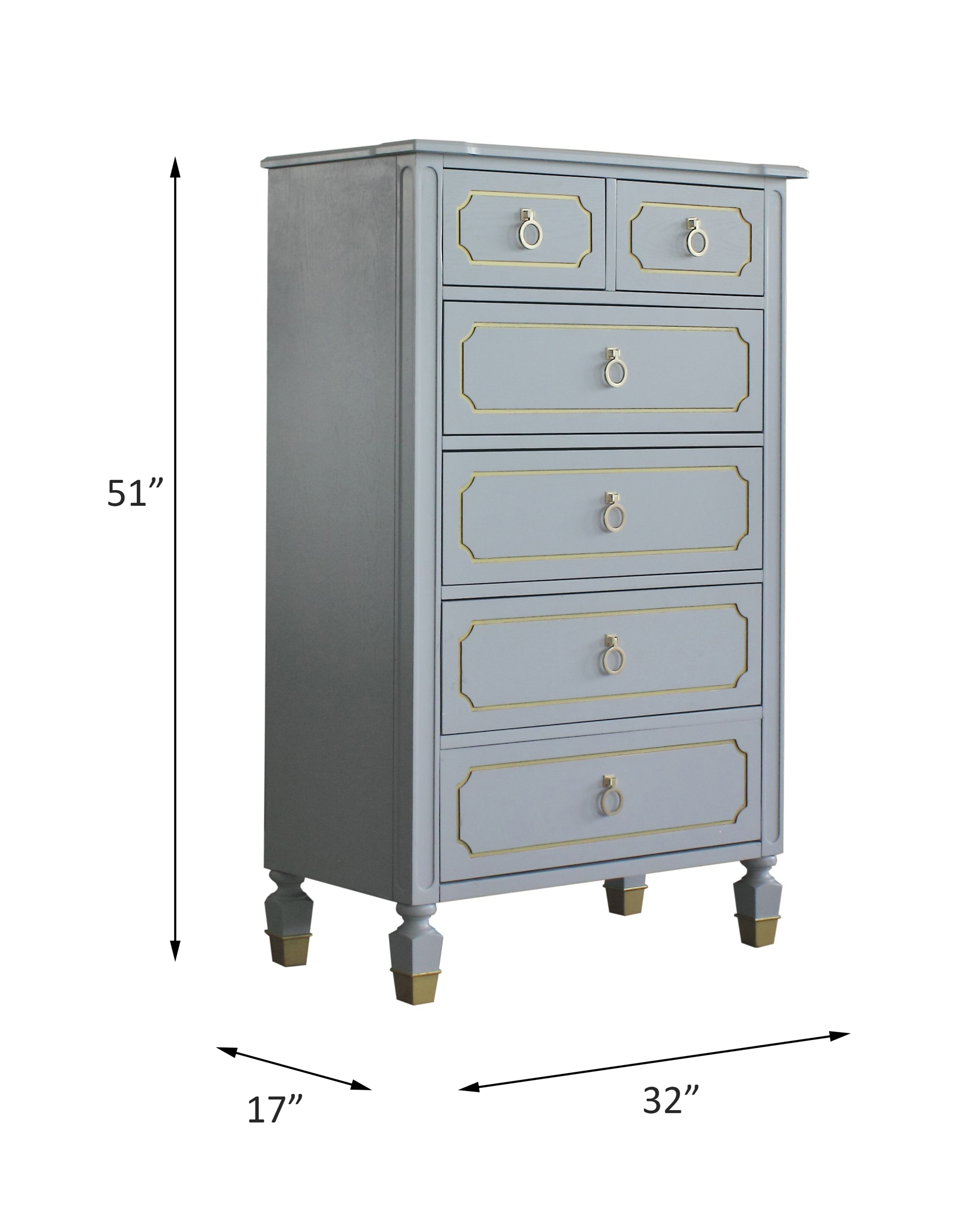 ACME House Marchese Chest - Pearl Gray