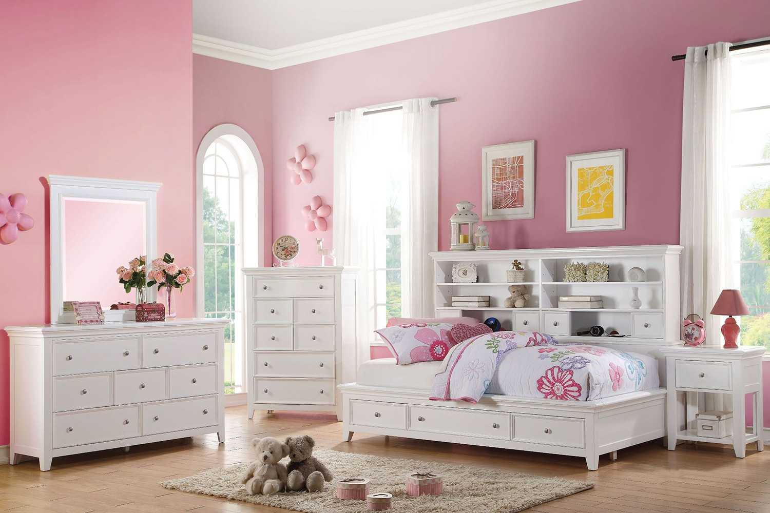 ACME - Lacey Nightstand with 1 Drawer in White