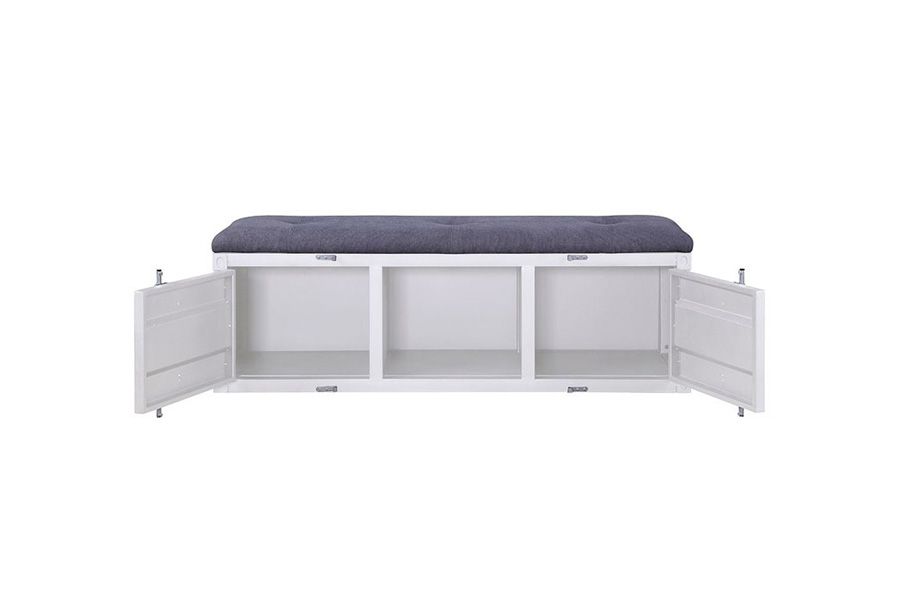 ACME Cargo Youth Storage Bench - White
