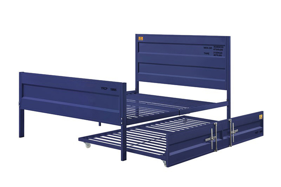 ACME Cargo Youth Panel Bed - Blue, Twin Size