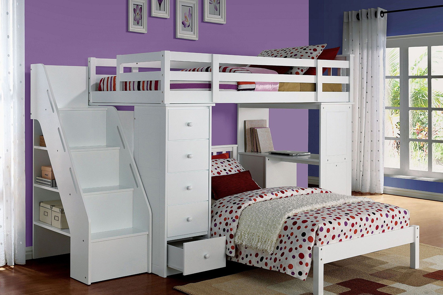 ACME - Freya Twin Bed in White