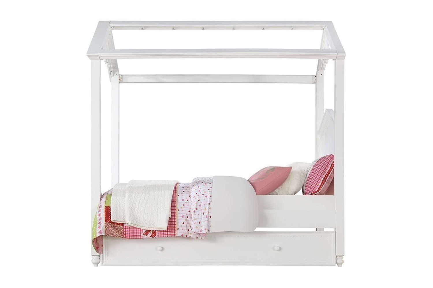 ACME Rapunzel Twin Bed - White