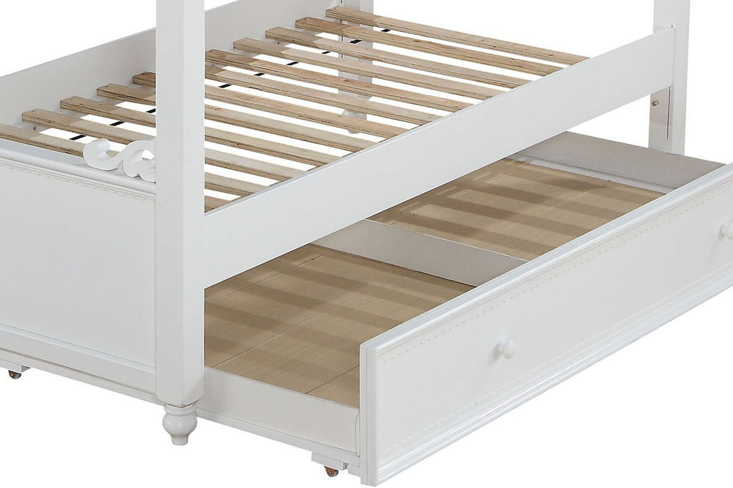 ACME Rapunzel Twin Bed - White