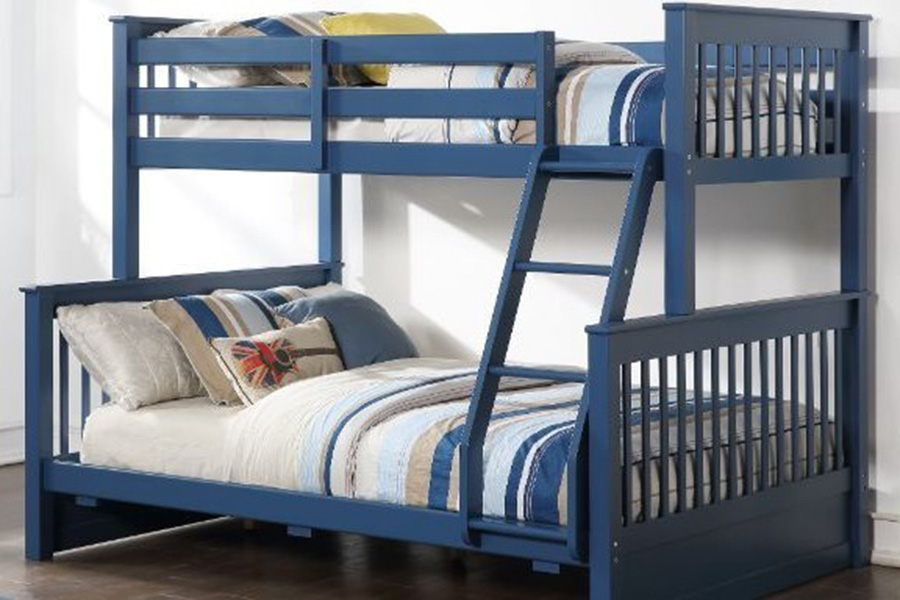ACME - Haley II Twin/Full Bunk Bed with Storage