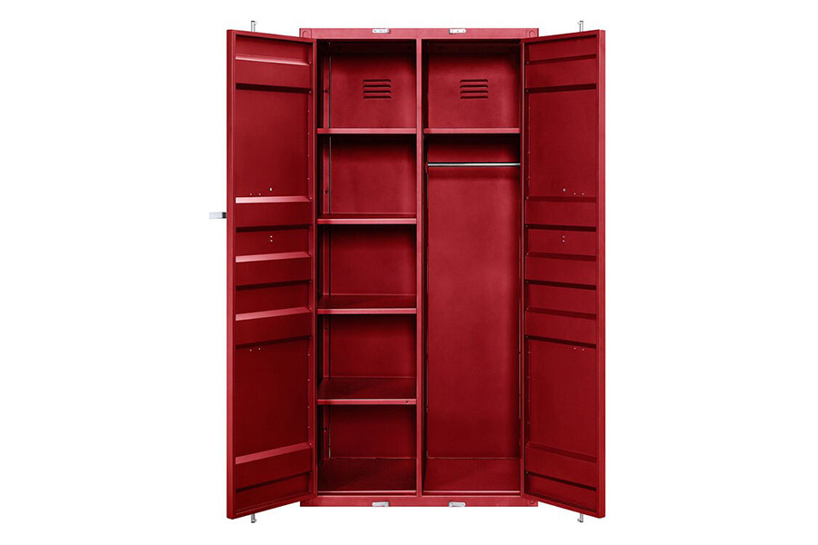 ACME Cargo Youth Double Door Wardrobe - Red