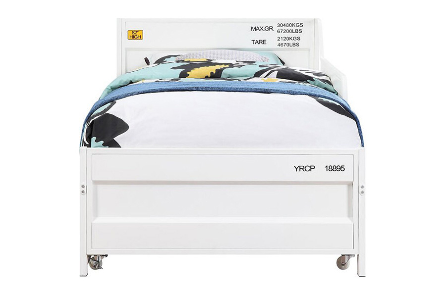 ACME Cargo Youth Daybed with Trundle - White
