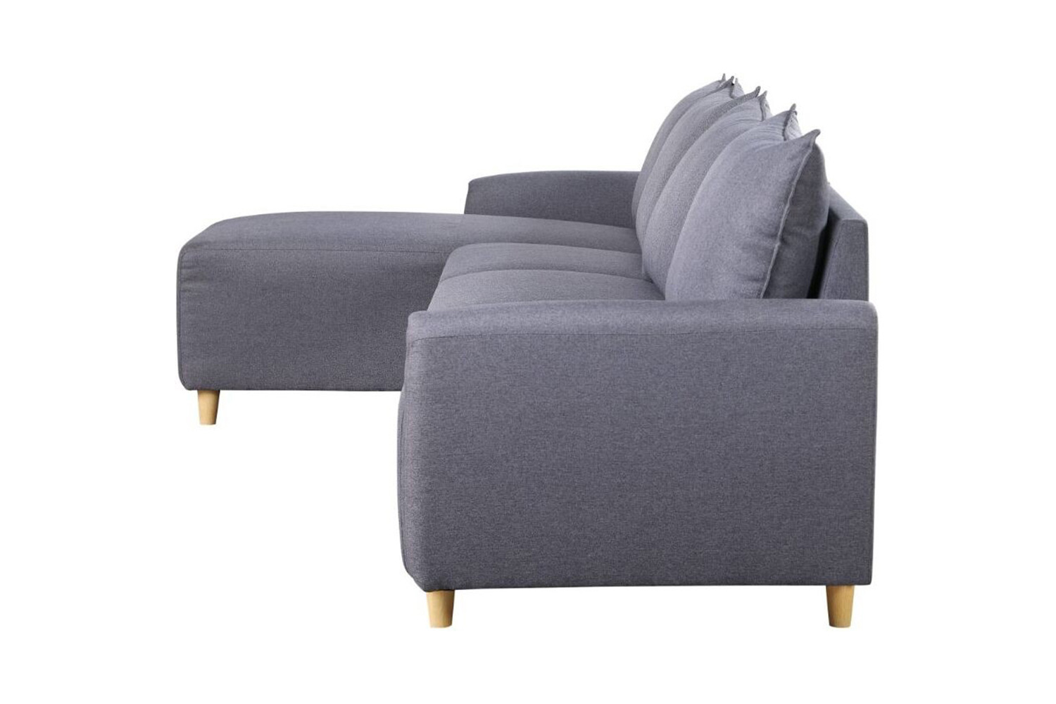 ACME Marcin Sectional Sofa - Gray Fabric