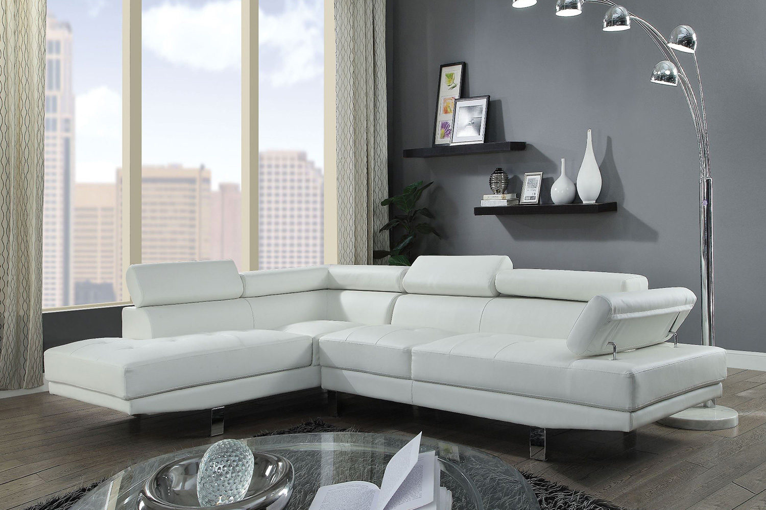 ACME - Connor Sectional Sofa