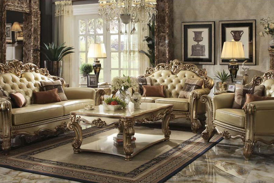 ACME - Vendome Chair with 2 Pillows