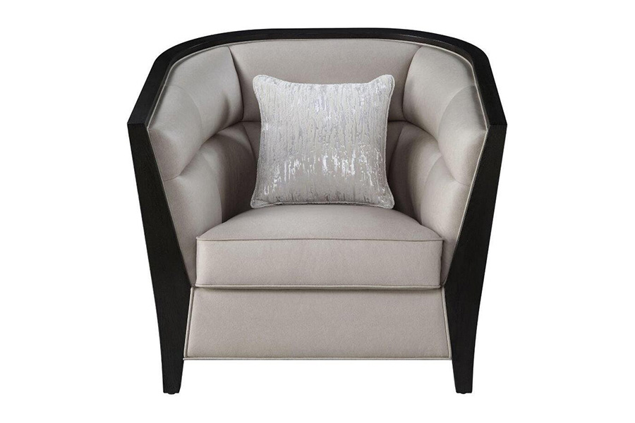 ACME - Zemocryss Chair with Pillow in Beige