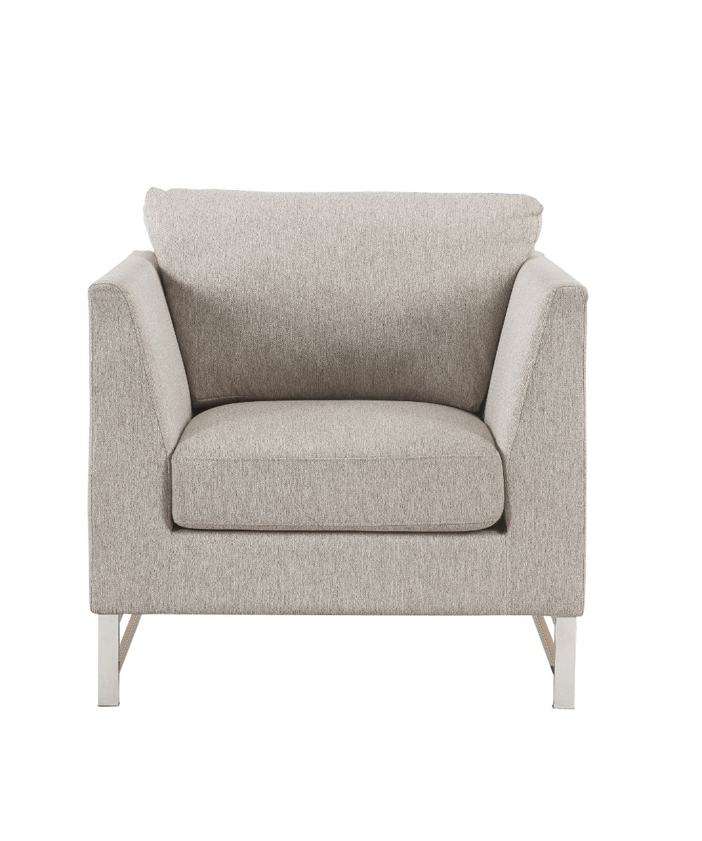 ACME - Varali Chair in Beige Linen