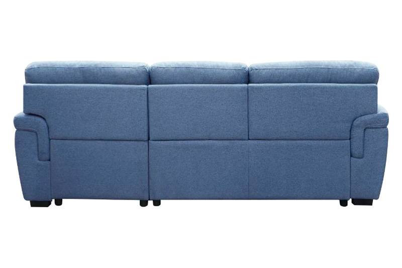 ACME - Haruko Reversible Sectional Sofa with Sleeper & Storage in Blue
