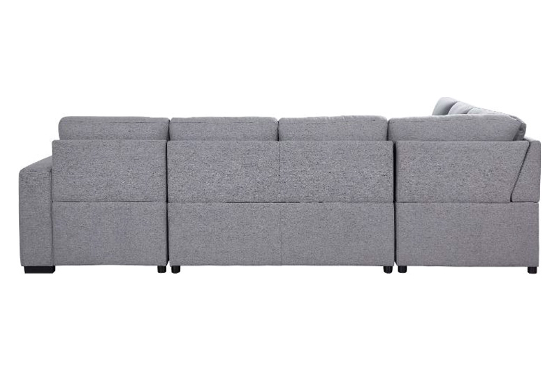 ACME - Nardo Sectional Sofa with Storage in Gray