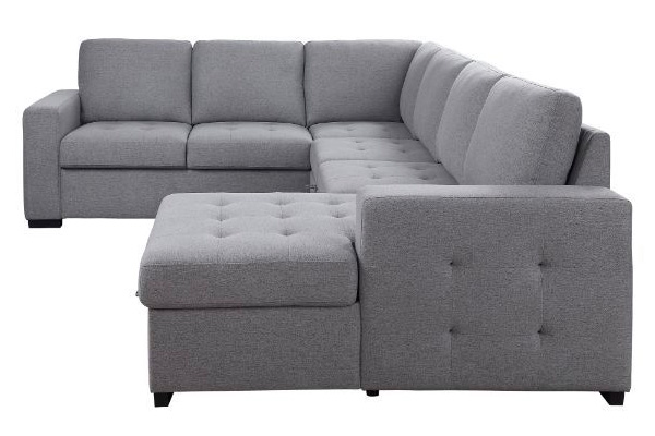 ACME - Nardo Sectional Sofa with Storage in Gray