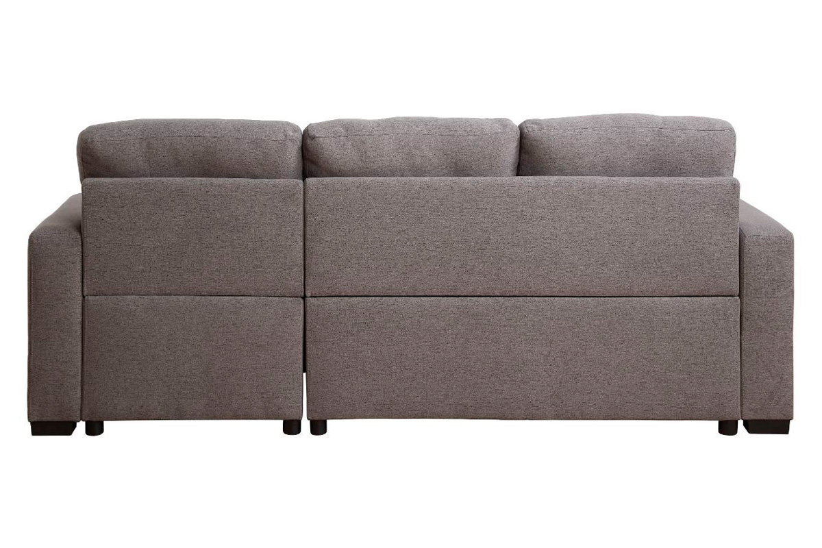 ACME - Chambord Reversible Sectional Sofa with Sleeper & Storage in Gray