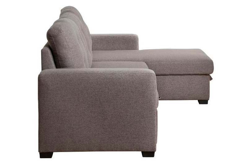 ACME - Chambord Reversible Sectional Sofa with Sleeper & Storage in Gray