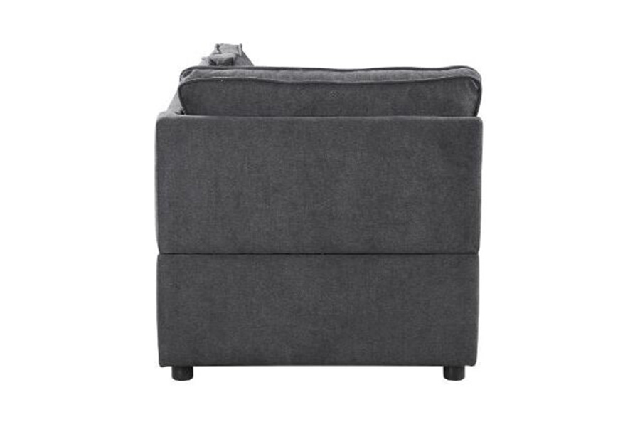 ACME - Silvester Modular Wedge with Pillow in Gray