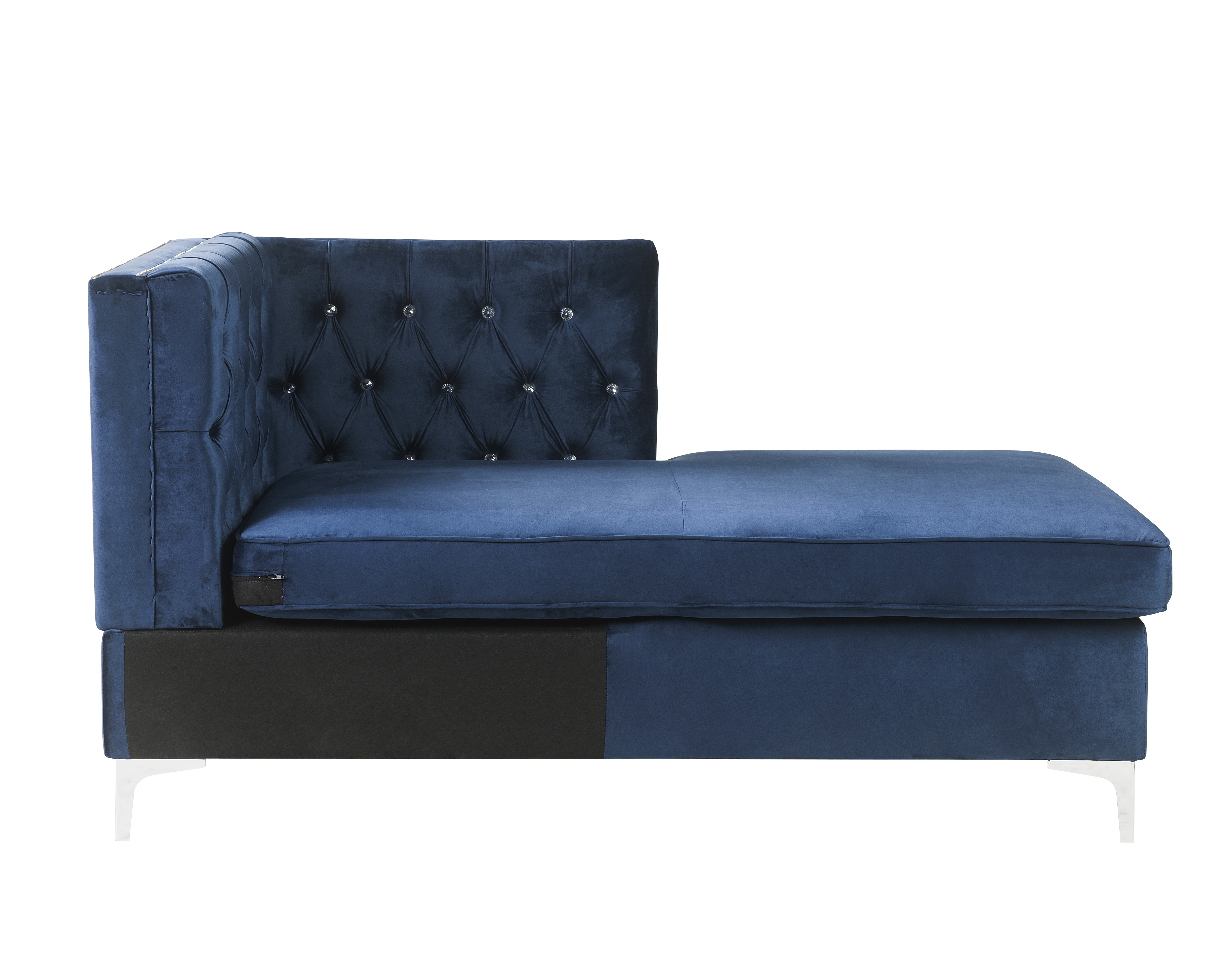 ACME Jaszira Modular Chaise - Blue Velvet