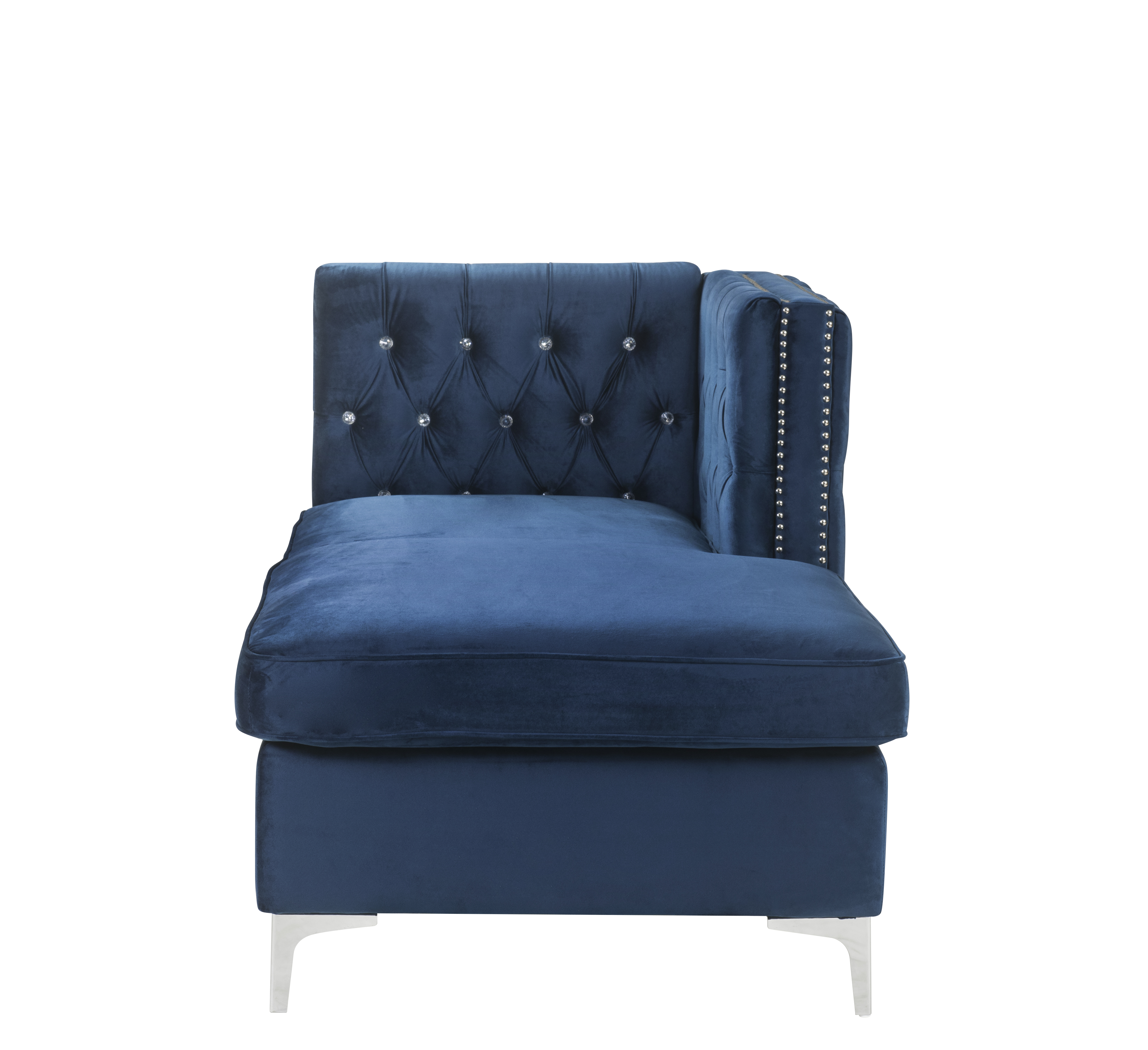 ACME Jaszira Modular Chaise - Blue Velvet