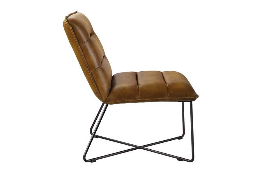 ACME - Balrog Accent Chair in Saddle Brown