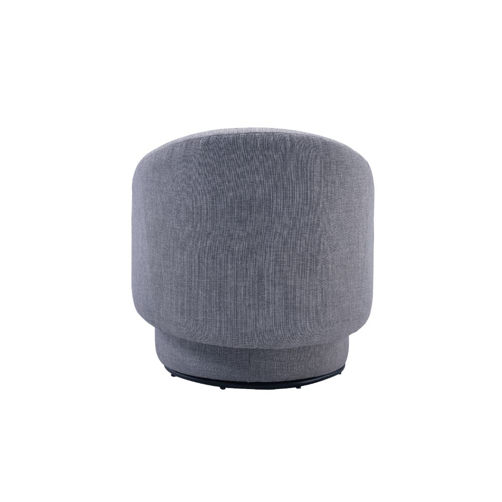 ACME - Joyner Accent Chair in Pebble Gray Linen