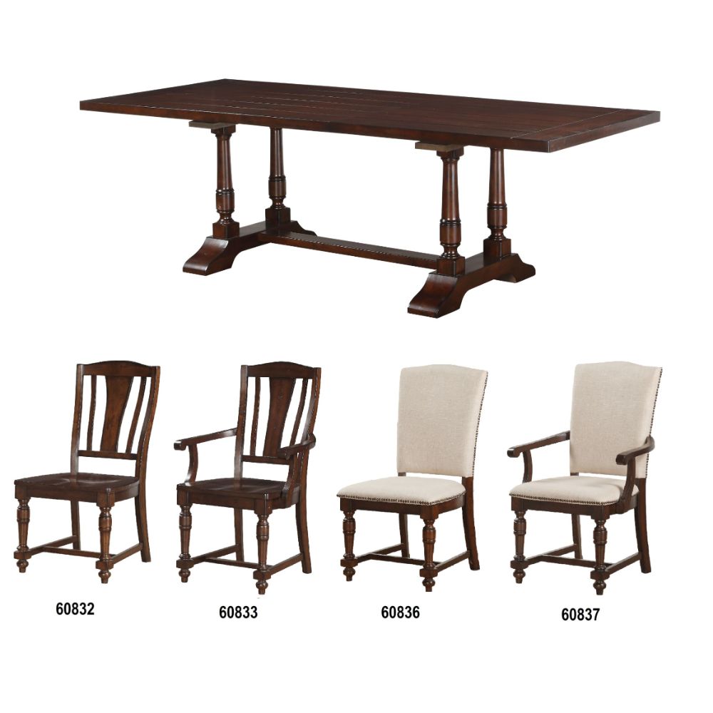 ACME - Tanner Dining Table in Cherry (60830)