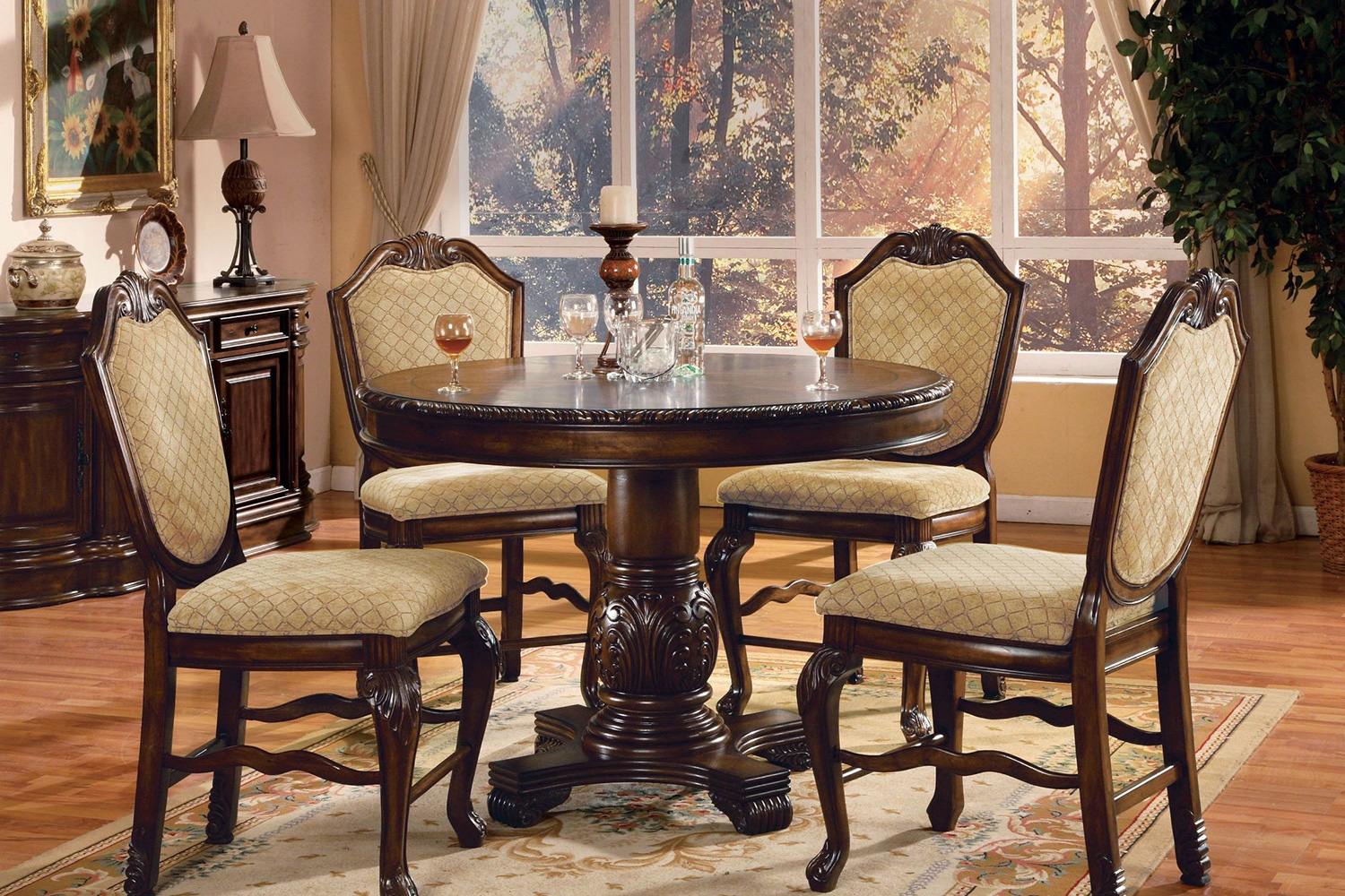ACME - Chateau De Ville Counter Height Dining Table