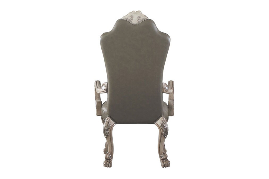 ACME - Dresden Arm Chair (Set-2) in Vintage Bone White