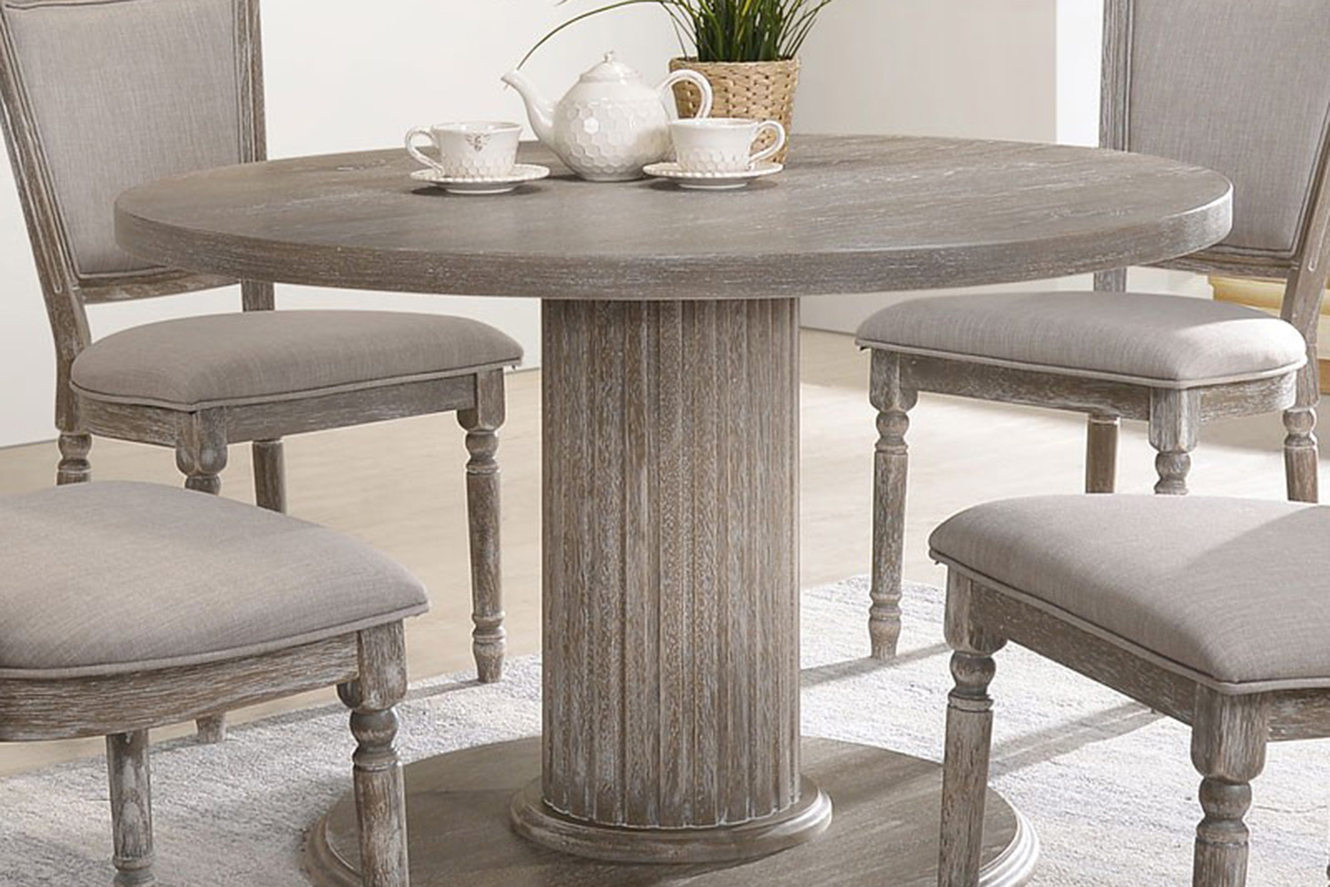 ACME - Gabrian Dining Table in Reclaimed Gray (71725)