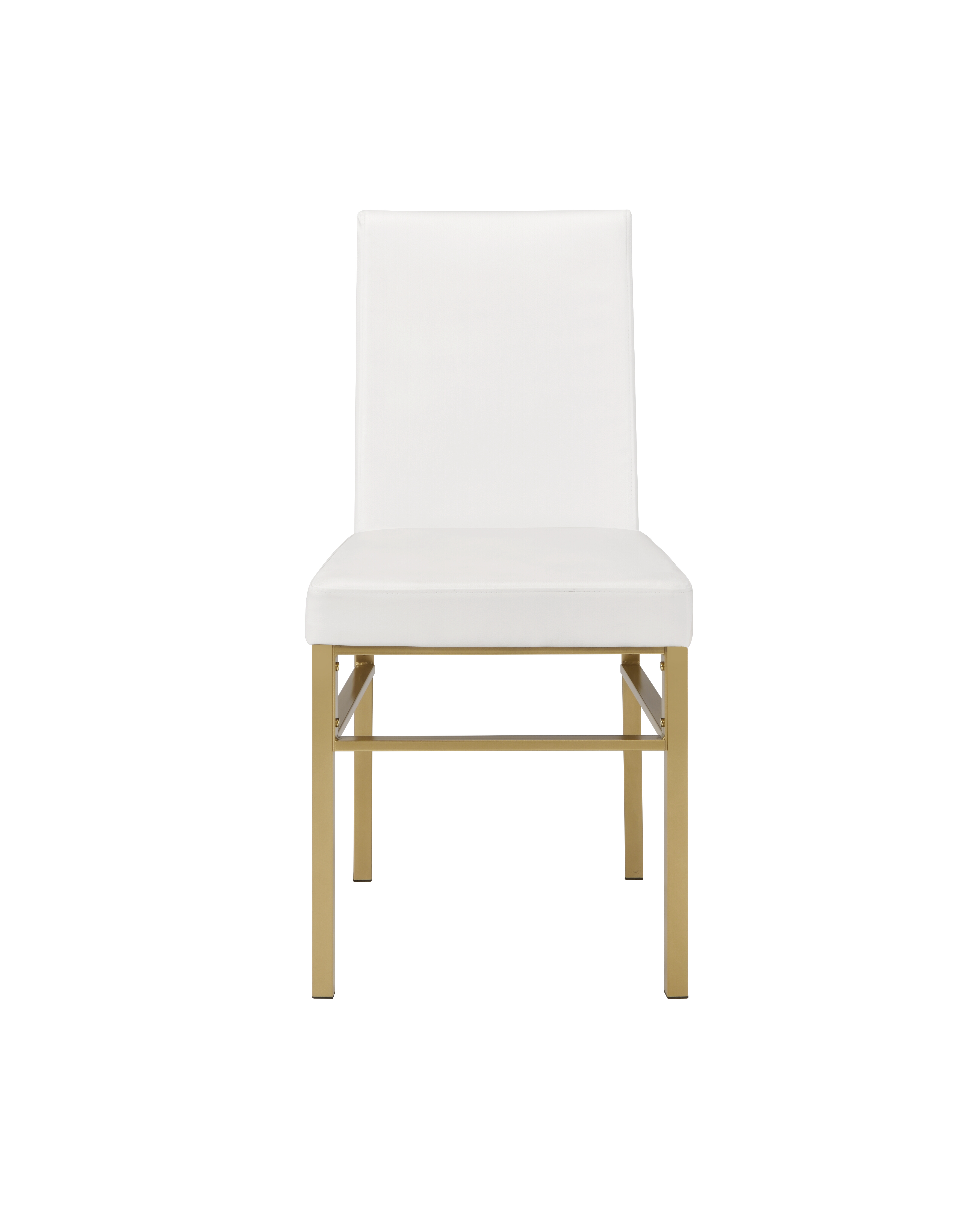 ACME - Entropy Dining Table in PU/Ash Oak/Champagne