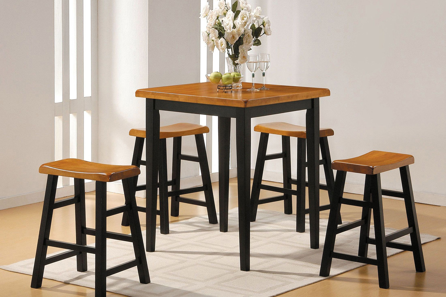ACME - Gaucho 5 Piece Counter Height Dining Room Set