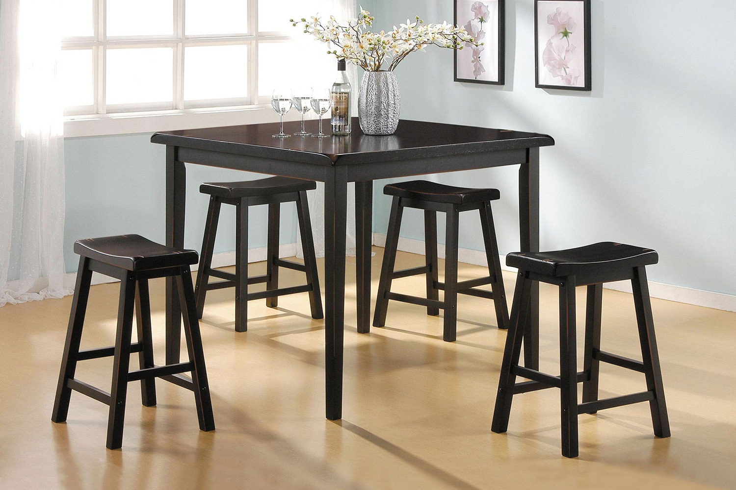 ACME - Gaucho 5 Piece Counter Height Dining Room Set