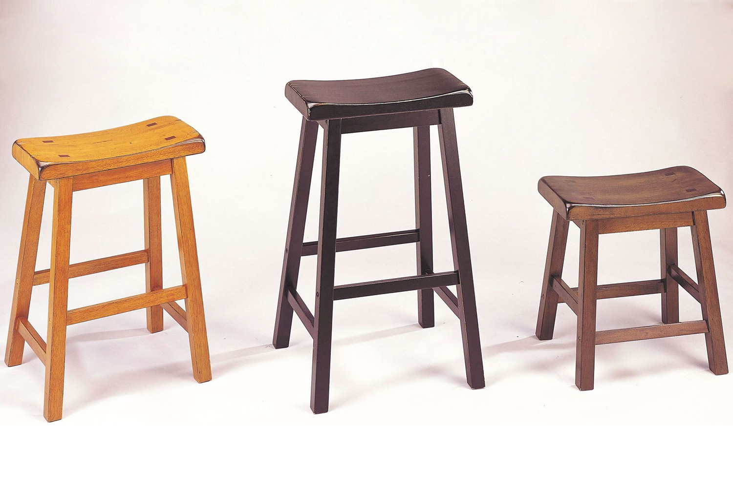 ACME Gaucho Bar Stool Set of 2 - Walnut Brown