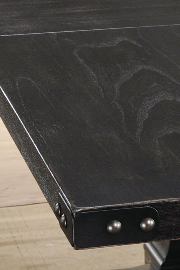 ACME - Morland Dining Table in Vintage Black