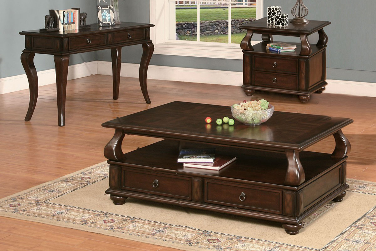ACME - Amado Coffee Table in Walnut
