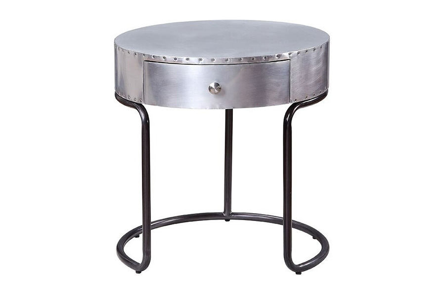 ACME - Brancaster End Table in Aluminum (84882)