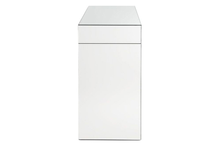 ACME - Nysa Vanity Desk in Mirrored/Faux Crystals (90159)