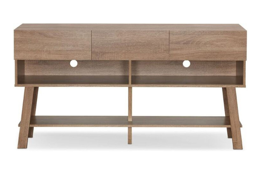 ACME - Ariza TV Stand in Rustic Natural