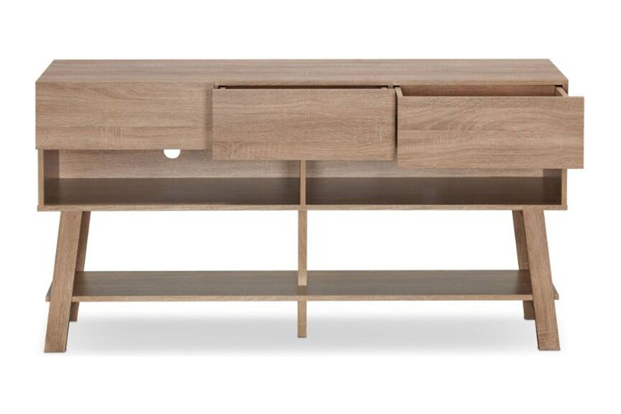 ACME - Ariza TV Stand in Rustic Natural