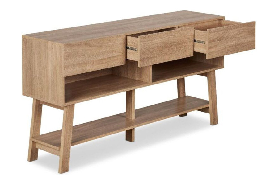 ACME - Ariza TV Stand in Rustic Natural