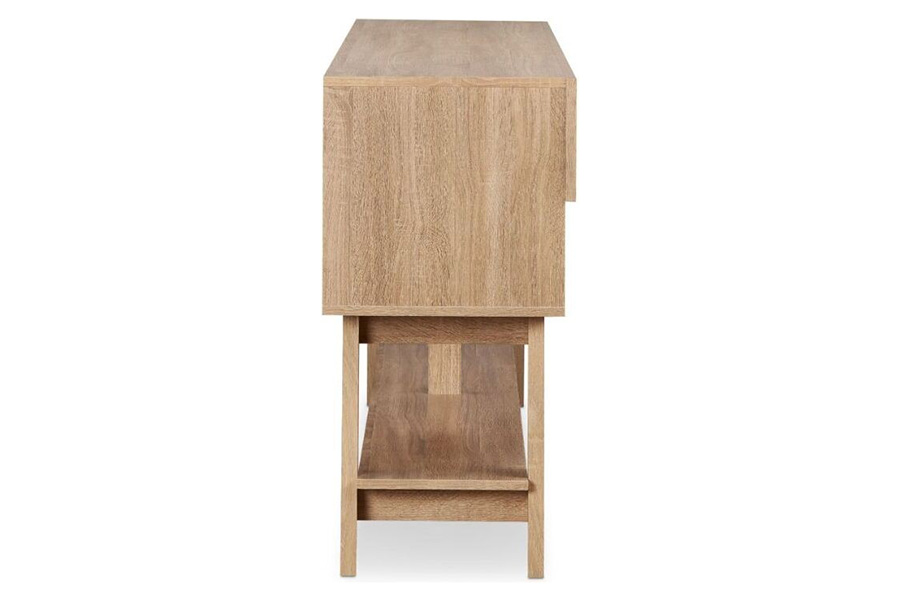 ACME - Ariza TV Stand in Rustic Natural