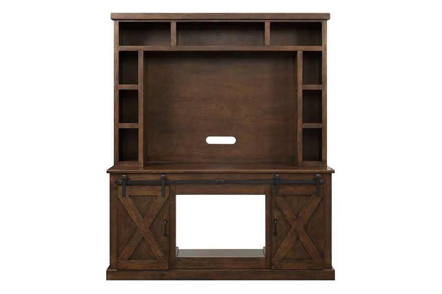 ACME - Aksel Entertainment Center (Include 91617Fir) in Walnut