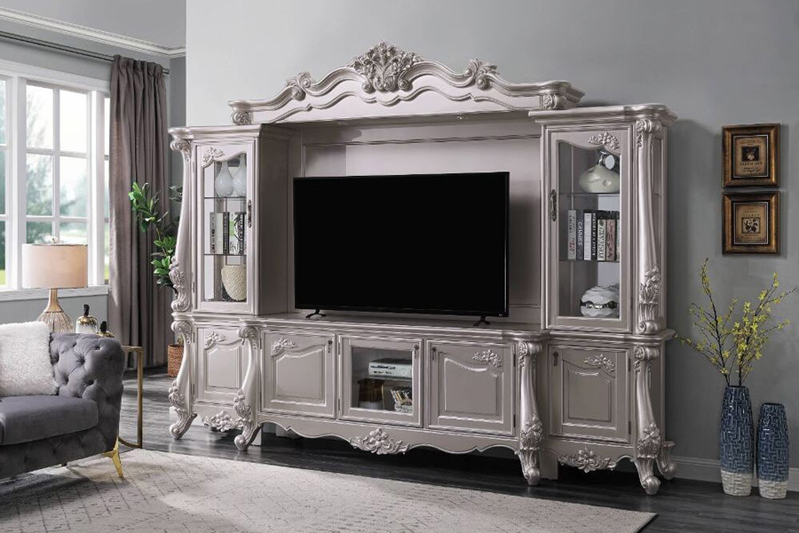 ACME - Bently Entertainment Center in Champagne